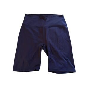 Lululemon Align Shorts Size 12 Blue High Rise Biker Nulu Yoga Athleisure Gym EUC